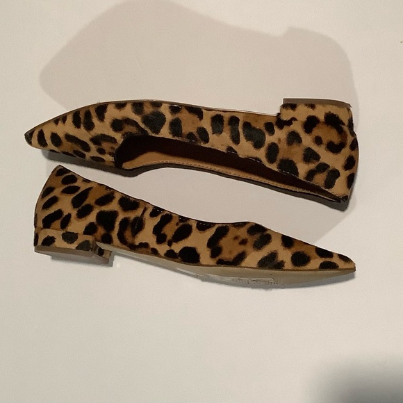 J Crew Factory Marina leopard calf hair flats - Picture 5 of 8
